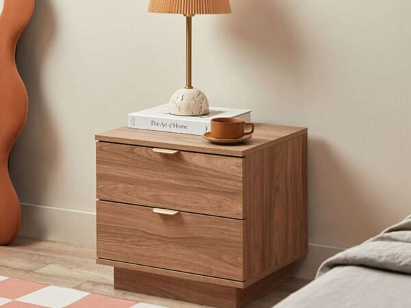 Teak Wood Bedside Table – Shadow