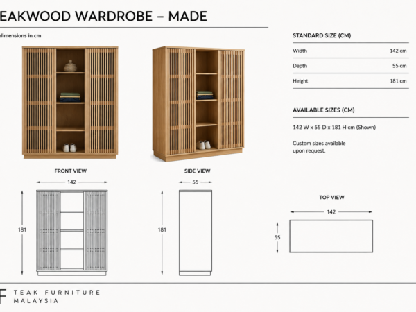 Teakwood Wardrobe – Made