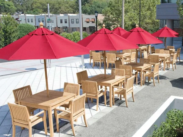 Outdoor Teakwood Dining Table – Simple