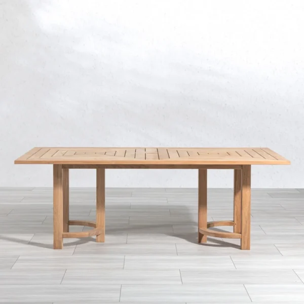 outdoor teakwood dining table