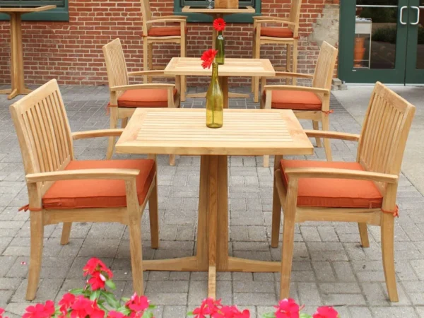 Square Teak Dining Table – Napa