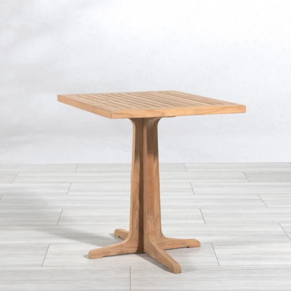 Square Teak Dining Table – Napa - Image 2