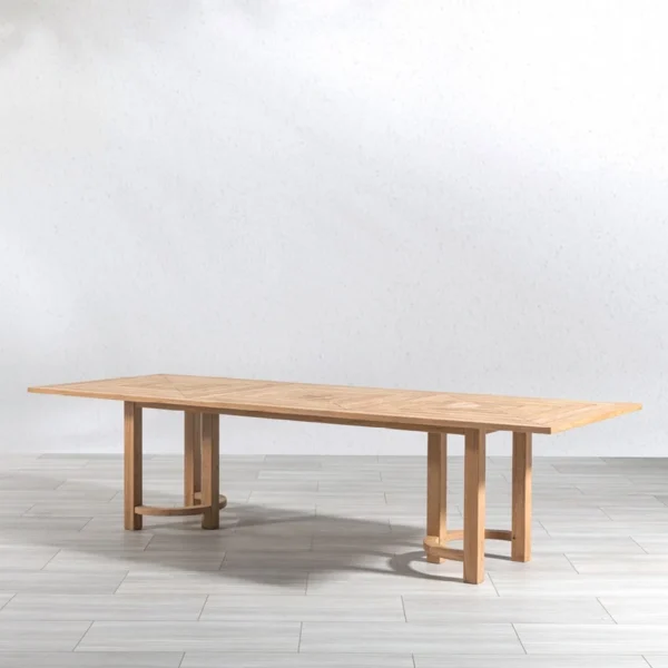 Outdoor Teakwood Dining Table - Marco - Image 3