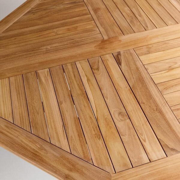Teak Outdoor Folding Dining Table - Zoo - Image 5