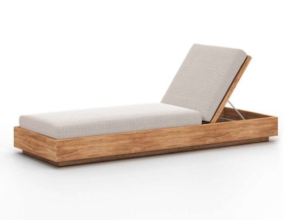 Teakwood Sun Bed – Wax