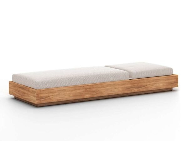 Teakwood Sun Bed – Wax
