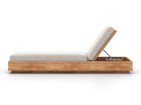 Teakwood Sun Bed – Wax