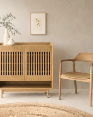 Teak Shoe Cabinet – Wossa