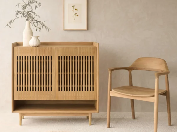 Teak Shoe Cabinet – Wossa