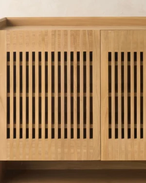 Teak Shoe Cabinet – Wossa