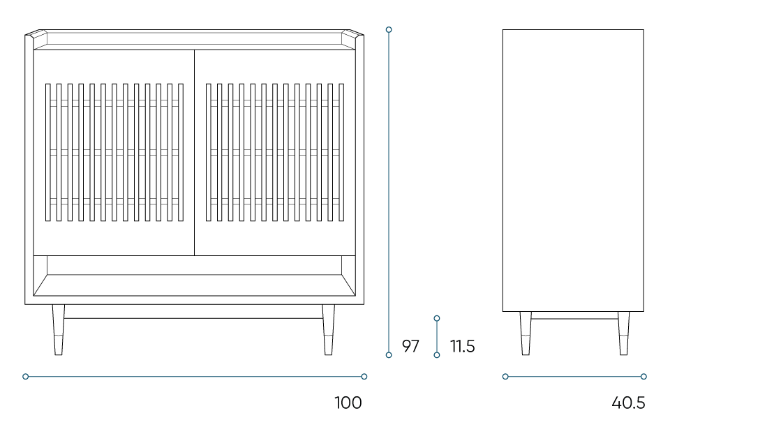 Teak Shoe Cabinet - Wossa 8 Teak Shoe Cabinet - Wossa - Image 6