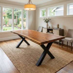 Suar Wood Dinning Table – Simple