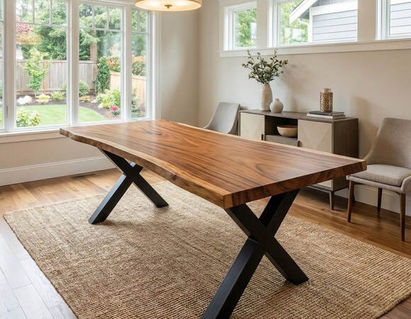 Suar Wood Dinning Table – Simple