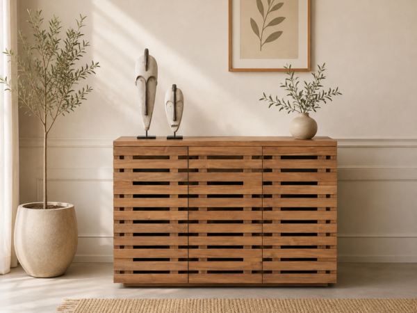 Teakwood Shoe Cabinet